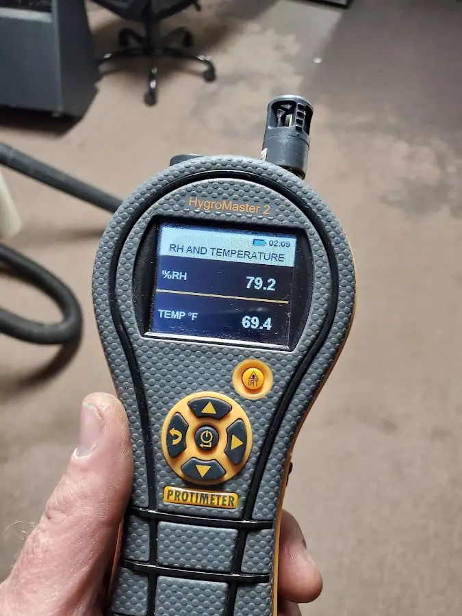 Moisture meter humidity assessment for Fire & Smoke Damage Restoration in Shawnee