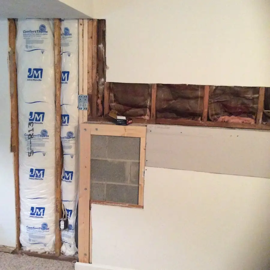 Wall insulation replacement during Odor Removal & Deodorization in Shawnee